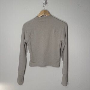 Athleta Haut Soft Luxe Heather Oat Top